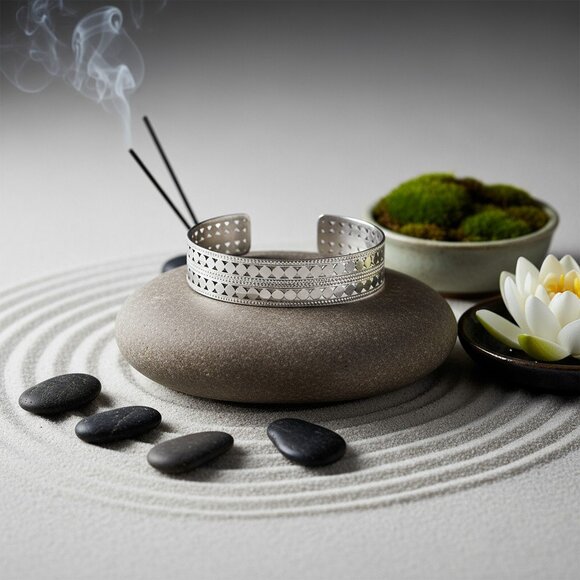 🆕️Stunning 18K Gold Plated Wide Cuff Dainty Bracelet ✨ Gift-Ready & Adjustable - Picture 6 of 14